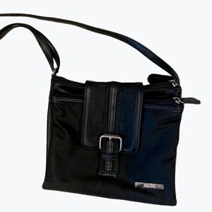 Kenneth Cole Reaction Nylon Black Crossbody Bag